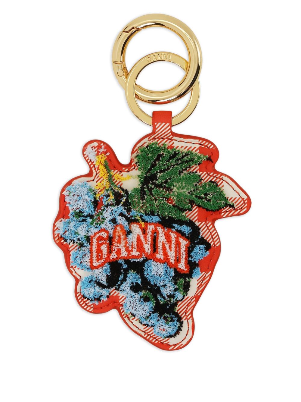 Portachiavi con logo in arancione Eleventy - uomo 