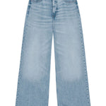 Jeans con baffatura in azzurro Ganni - donna 