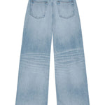 Jeans con baffatura in azzurro Ganni - donna 