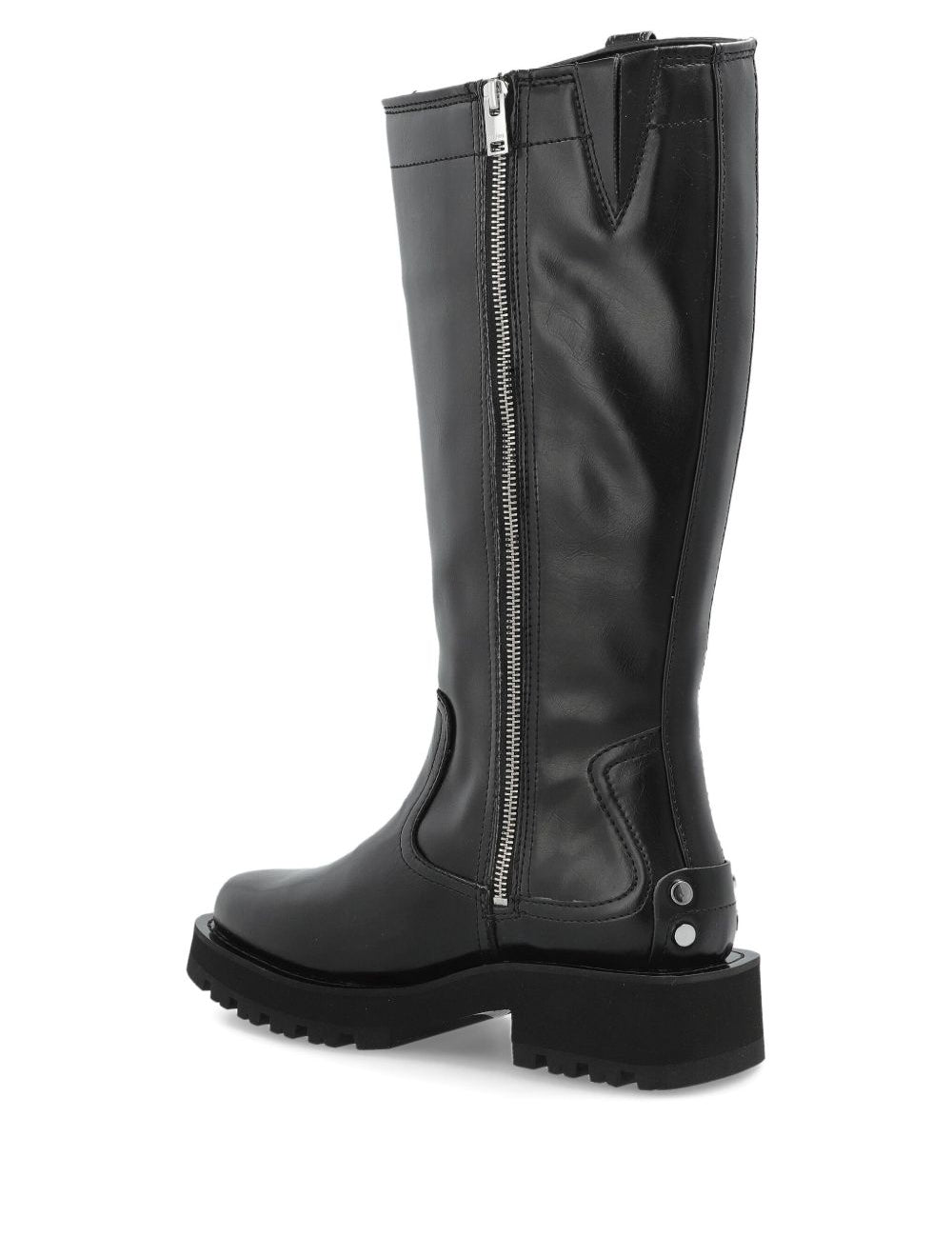 Stivali con fibbia in nero Ganni - donna 