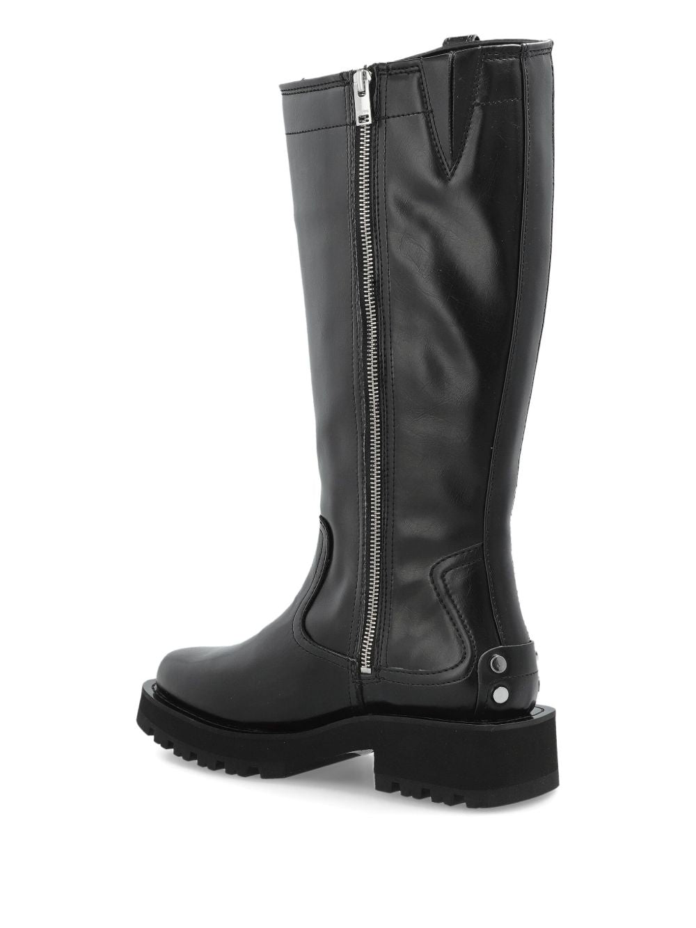 Stivali con fibbia in nero Ganni - donna 