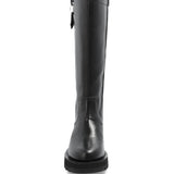 Stivali con fibbia in nero Ganni - donna 