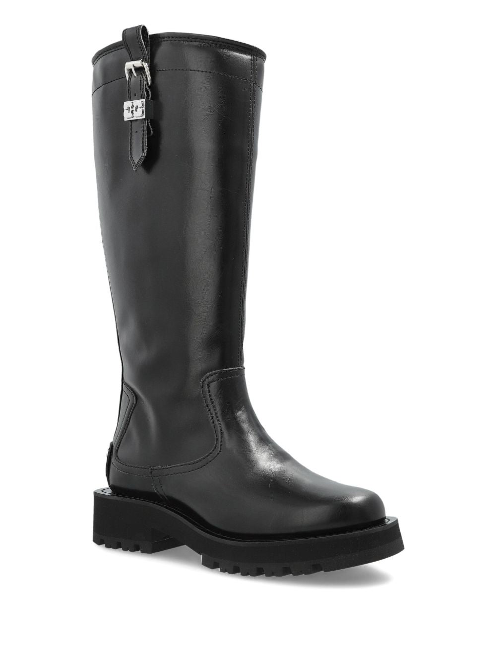 Stivali con fibbia in nero Ganni - donna 
