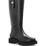 Stivali con fibbia in nero Ganni - donna 