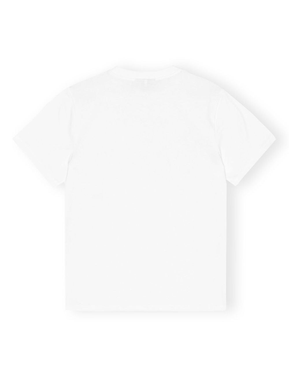 T-shirt con stampa grafica in bianco Ganni - donna 