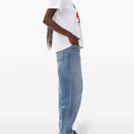 T-shirt con stampa grafica in bianco Ganni - donna 