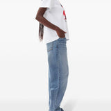 T-shirt con stampa grafica in bianco Ganni - donna 