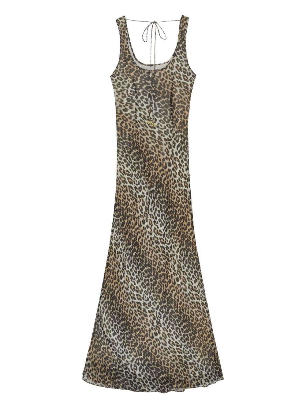 Abito con stampa animalier Ganni - donna 