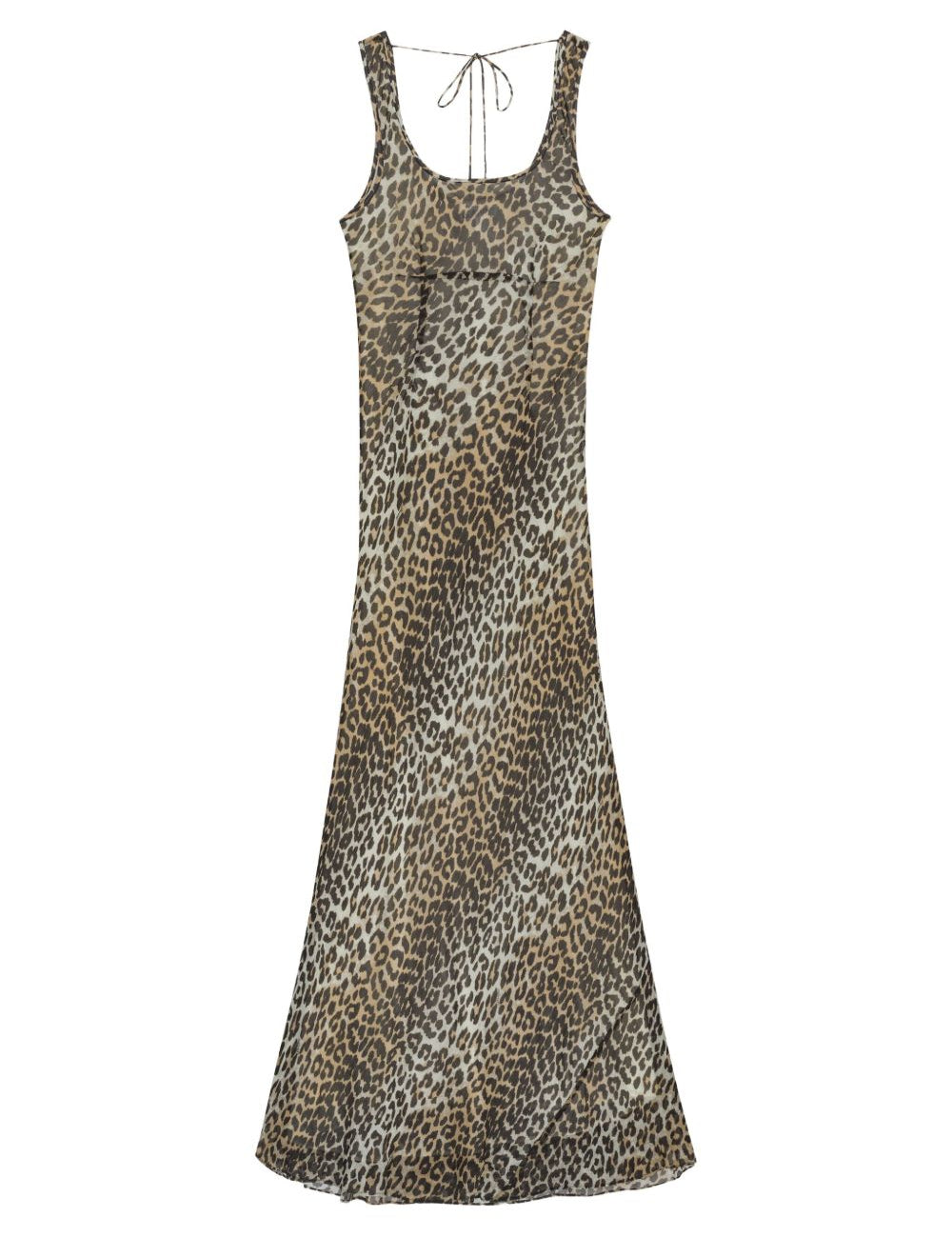 Abito con stampa animalier Ganni - donna 