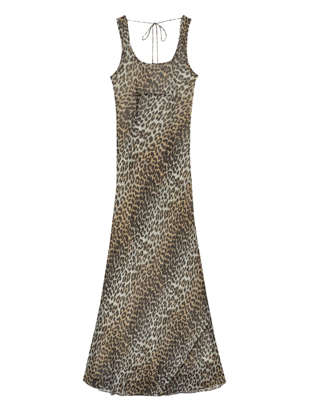 Abito con stampa animalier Ganni - donna 