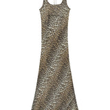Abito con stampa animalier Ganni - donna 