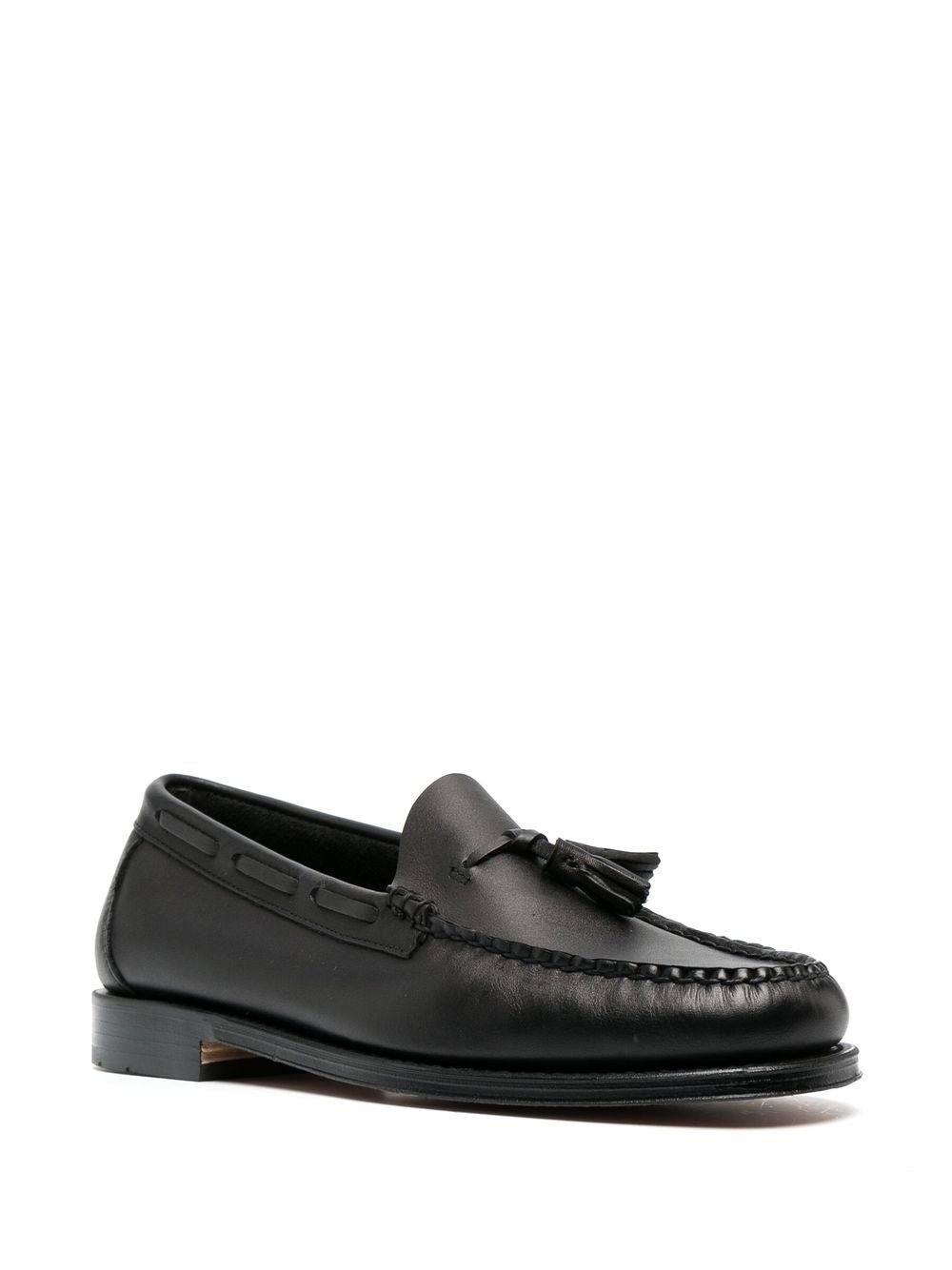Mocassini weejuns larkin con nappe in nero Gh bass - uomo 