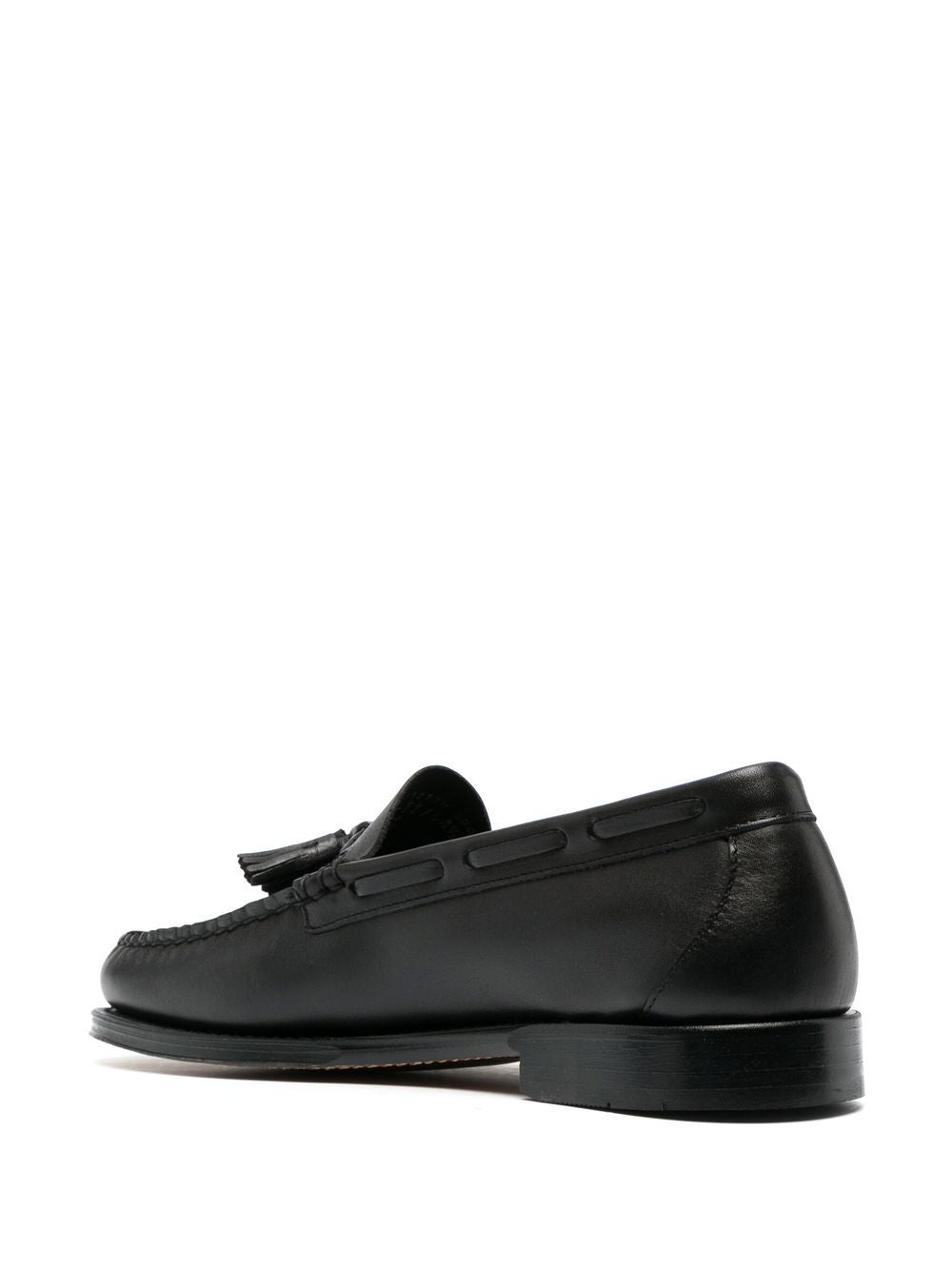 Mocassini weejuns larkin con nappe in nero Gh bass - uomo 