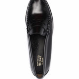 Mocassini con effetto lucido in nero Gh bass - donna 