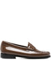 GH Bass - Women's Weejun polished leather loafers in brown