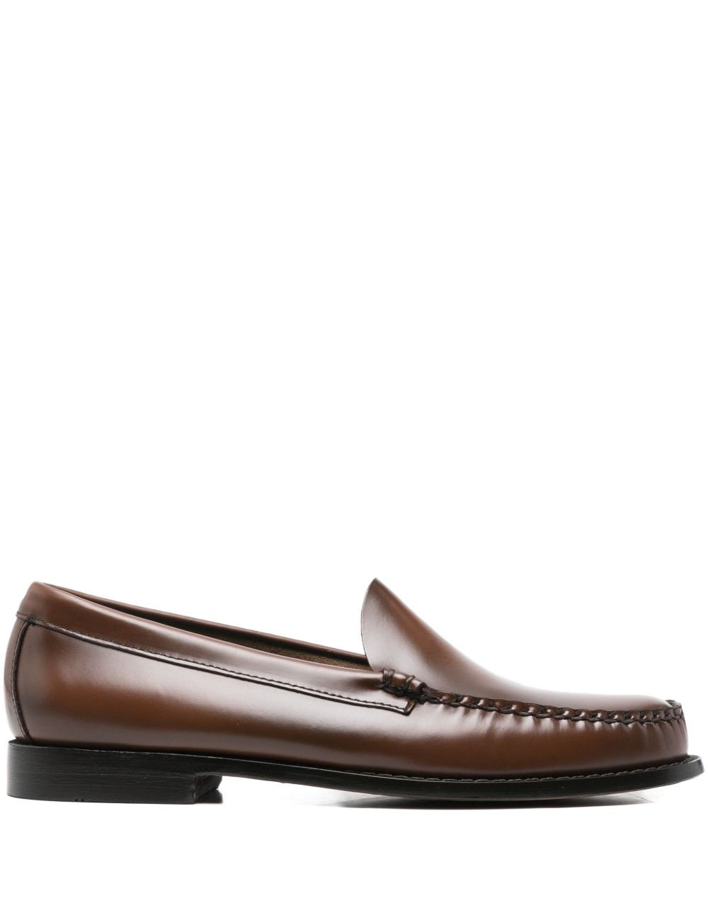 Mocassini weejun venetian in marrone GH Bass - uomo 