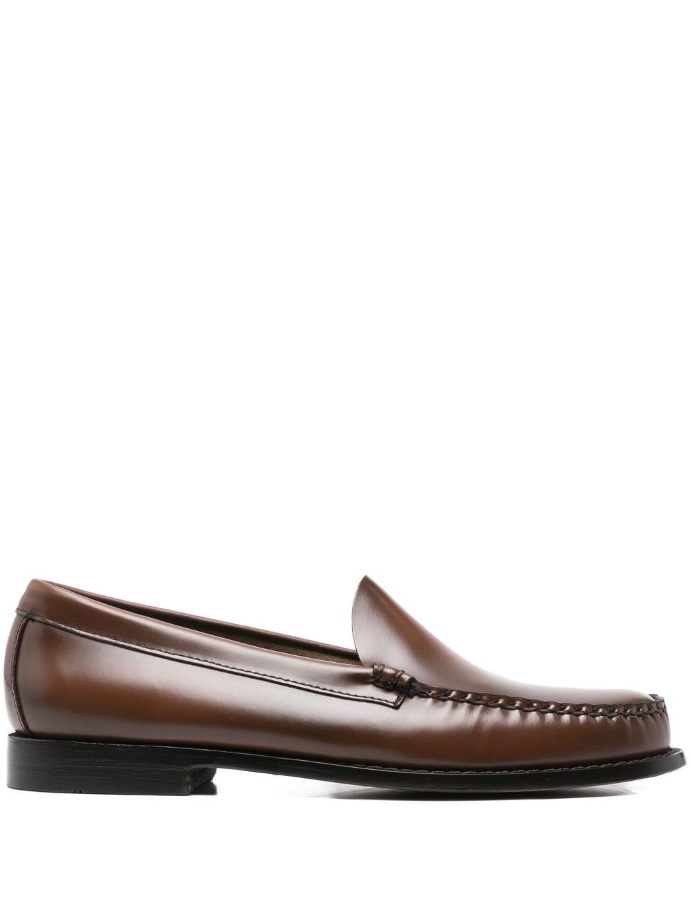 Mocassini weejun venetian in marrone GH Bass - uomo 