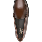 Mocassini weejun venetian in marrone GH Bass - uomo 