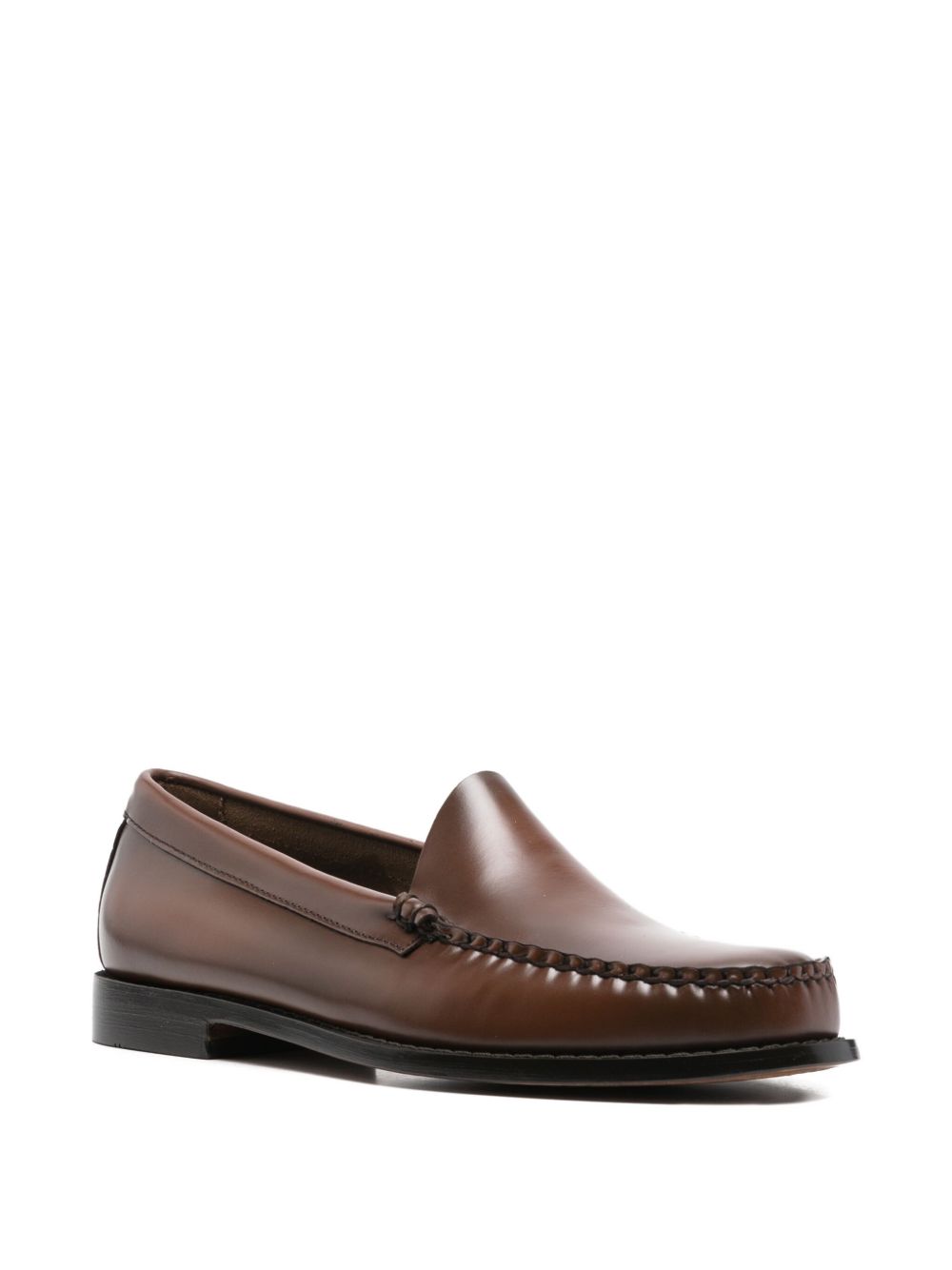 Mocassini weejun venetian in marrone GH Bass - uomo 