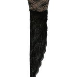 Abito in pizzo asimmetrico in nero Giuseppe di morabito - donna 