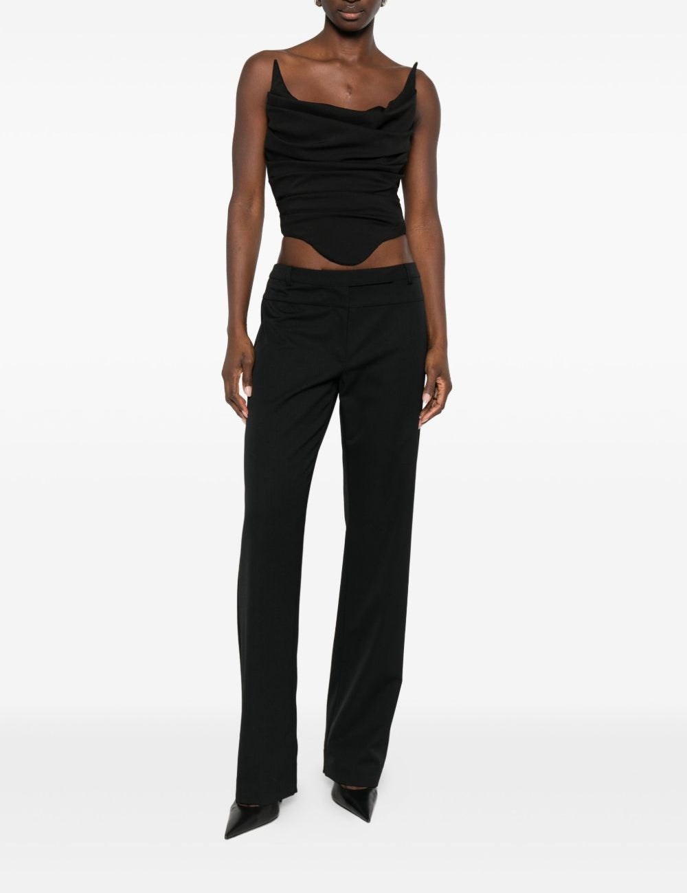 Top bustier in nero Giuseppe di morabito - donna 