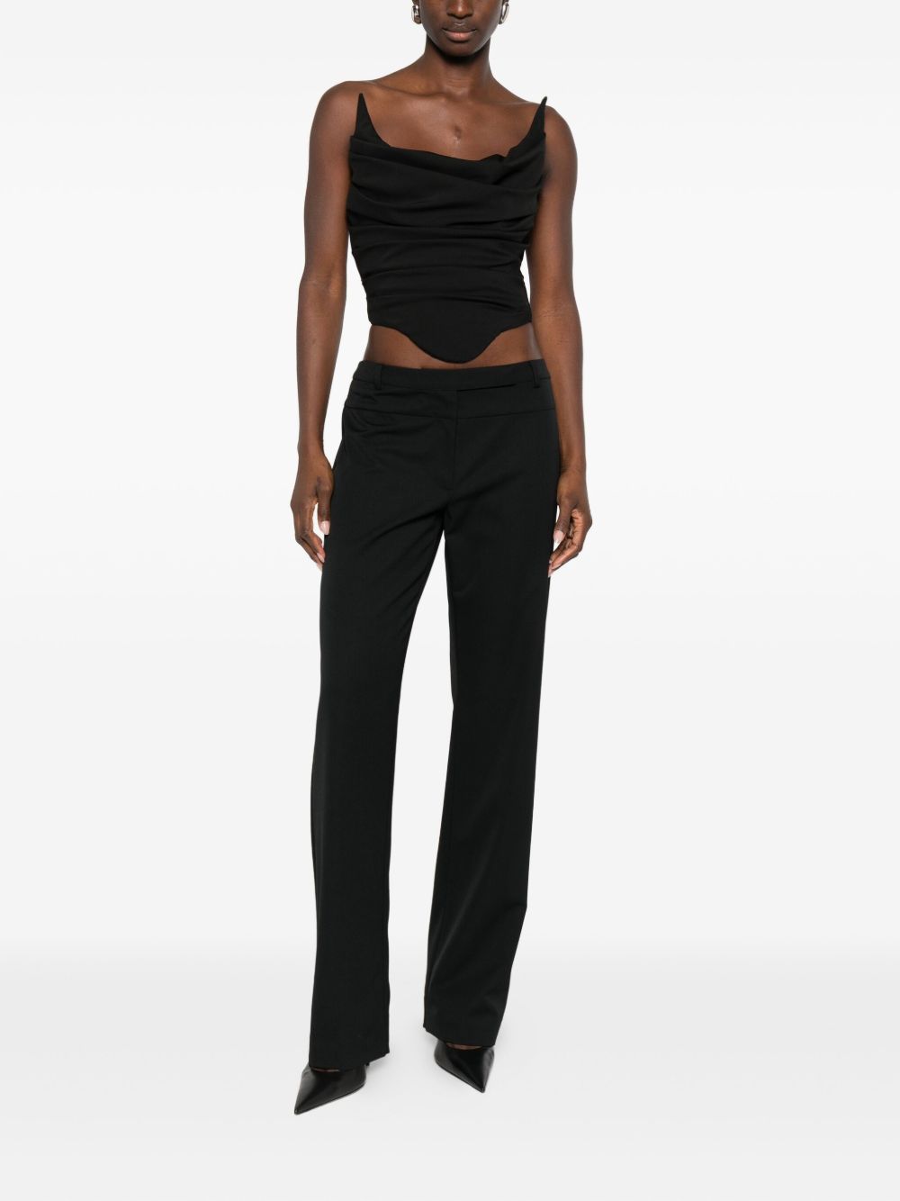 Top bustier in nero Giuseppe di morabito - donna 