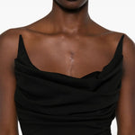 Top bustier in nero Giuseppe di morabito - donna 