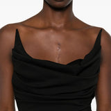 Top bustier in nero Giuseppe di morabito - donna 