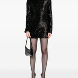 Abito corto con paillettes in nero Giuseppe di morabito - donna 
