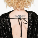 Abito corto con paillettes in nero Giuseppe di morabito - donna 