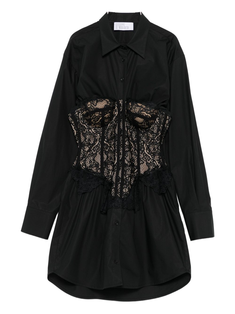 Chemisier corto in nero Giuseppe di morabito - donna 