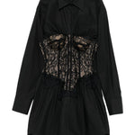Chemisier corto in nero Giuseppe di morabito - donna 
