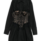 Chemisier corto in nero Giuseppe di morabito - donna 