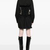 Chemisier corto in nero Giuseppe di morabito - donna 