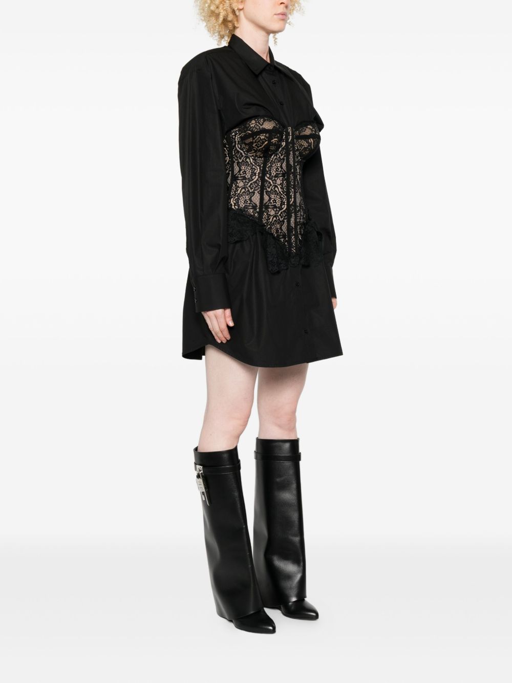 Chemisier corto in nero Giuseppe di morabito - donna 