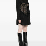 Chemisier corto in nero Giuseppe di morabito - donna 
