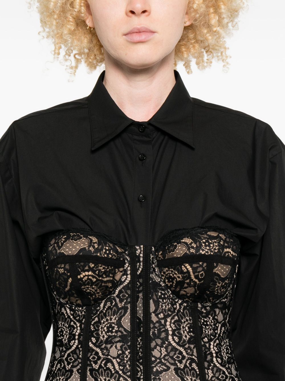 Chemisier corto in nero Giuseppe di morabito - donna 