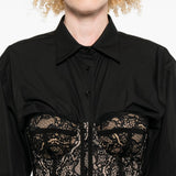 Chemisier corto in nero Giuseppe di morabito - donna 