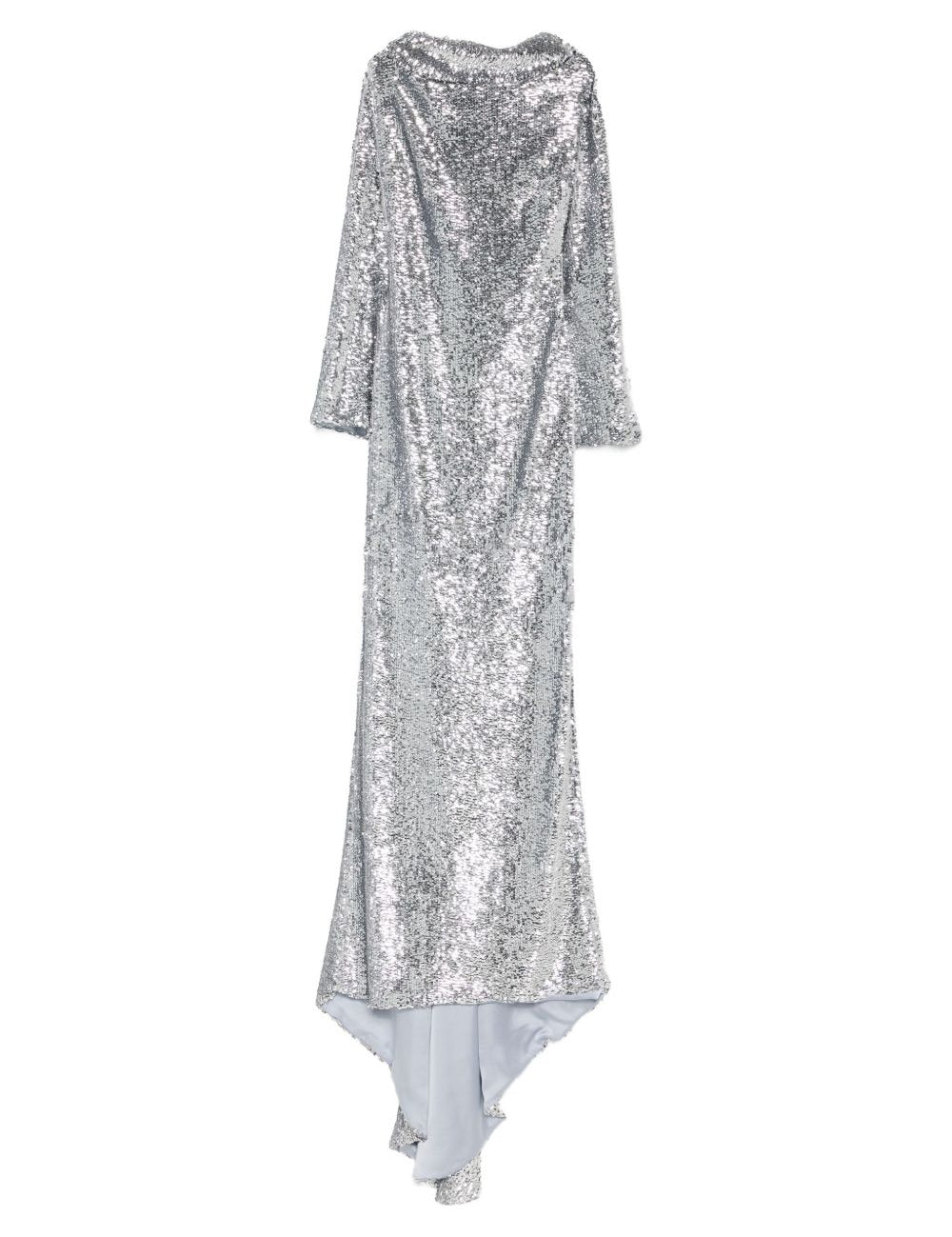 Abito da sera asimmetrico con paillettes in argento Giuseppe Di Morabito - uomo 