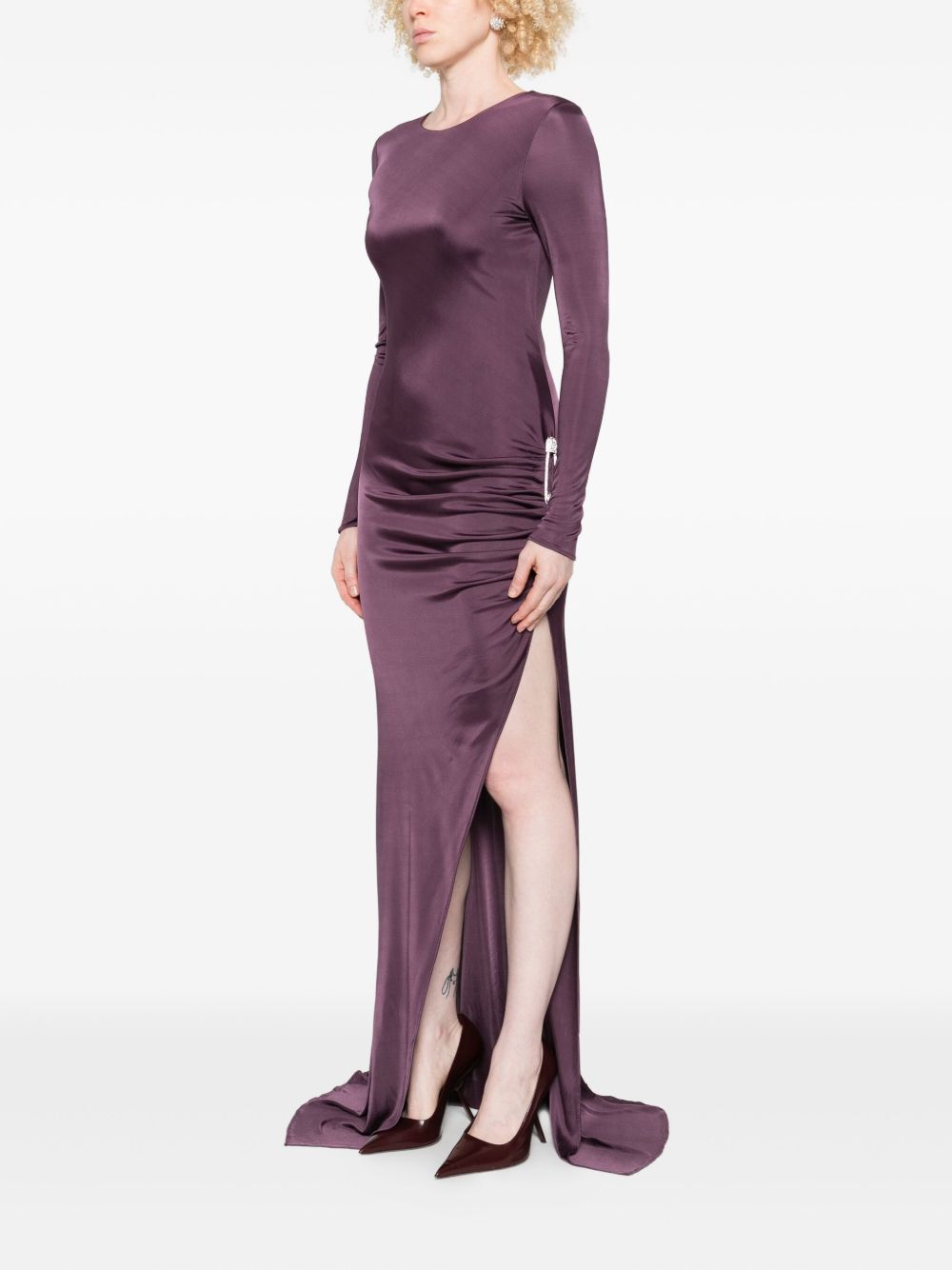 Abito da sera con decorazione in viola Giuseppe di Morabito - donna 