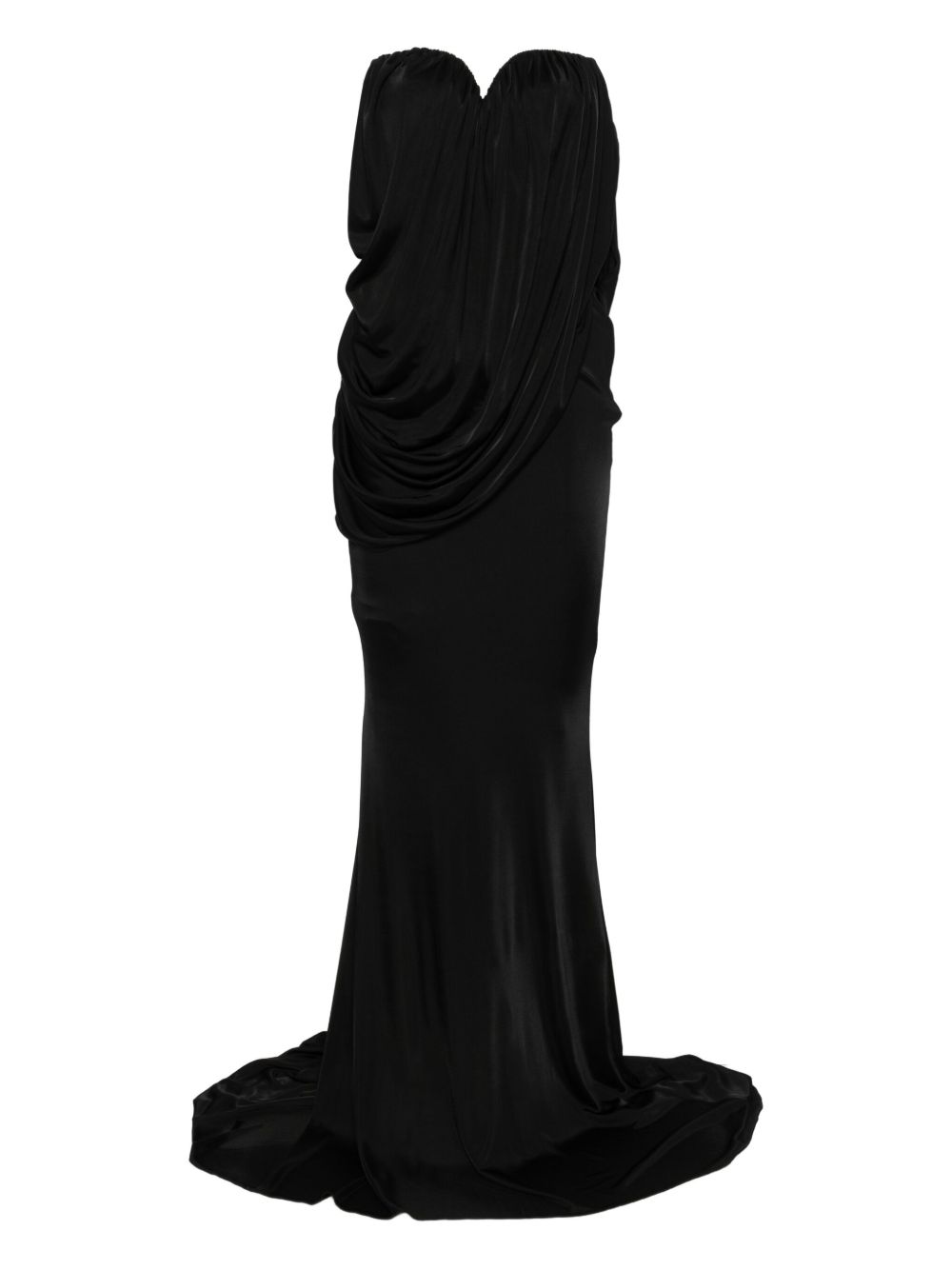 Abito da sera senza spalline in nero Giuseppe di morabito - donna 