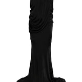 Abito da sera senza spalline in nero Giuseppe di morabito - donna 