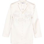 Giacca con strato in pizzo in bianco Giuseppe di morabito - donna 