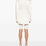Giacca con strato in pizzo in bianco Giuseppe di morabito - donna 