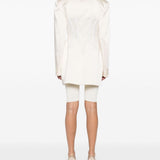 Giacca con strato in pizzo in bianco Giuseppe di morabito - donna 