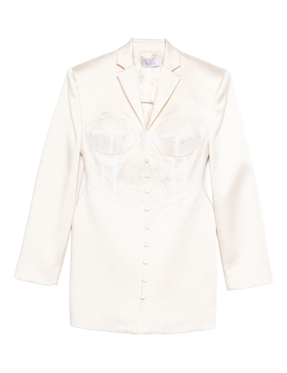 Giacca con strato in pizzo in bianco Giuseppe di morabito - donna 