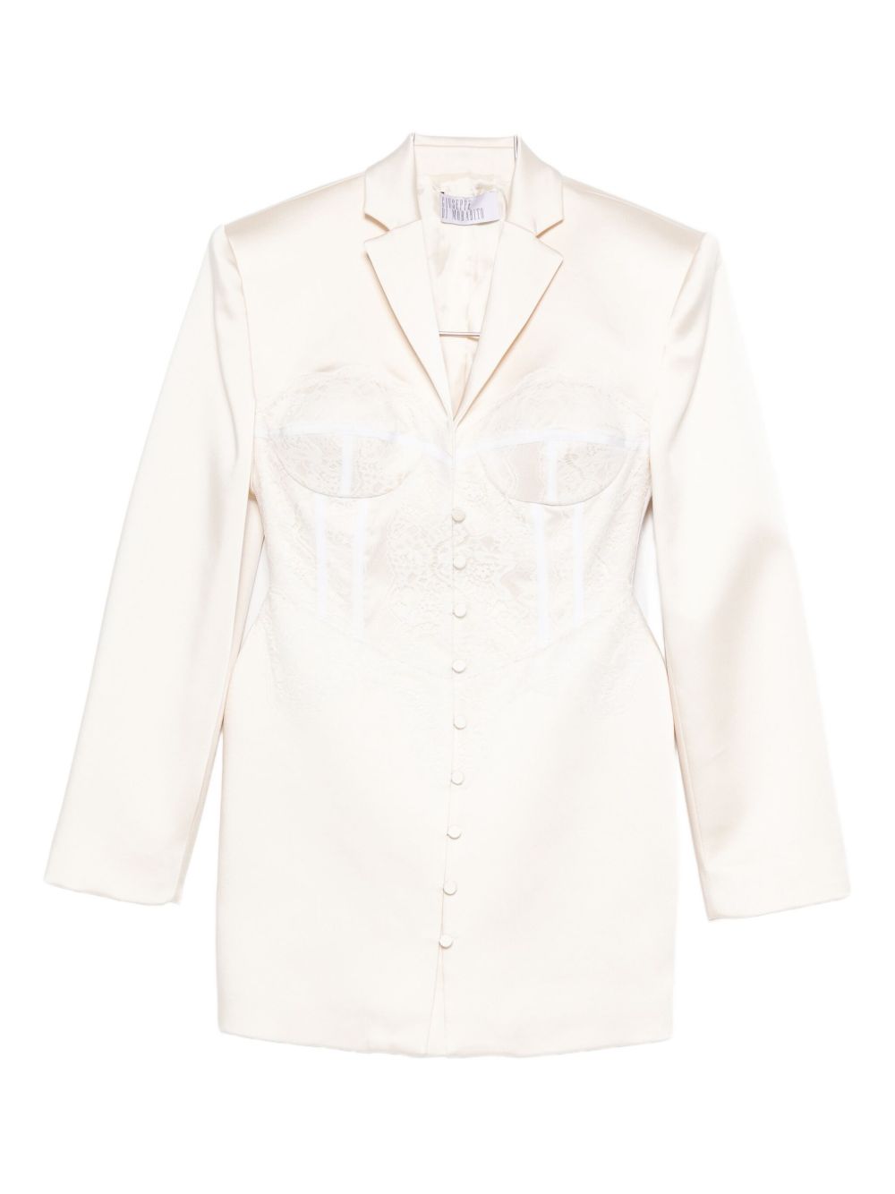 Giacca con strato in pizzo in bianco Giuseppe di morabito - donna 