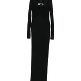 Abito maxi con cut-out in nero Giuseppe di morabito - donna 
