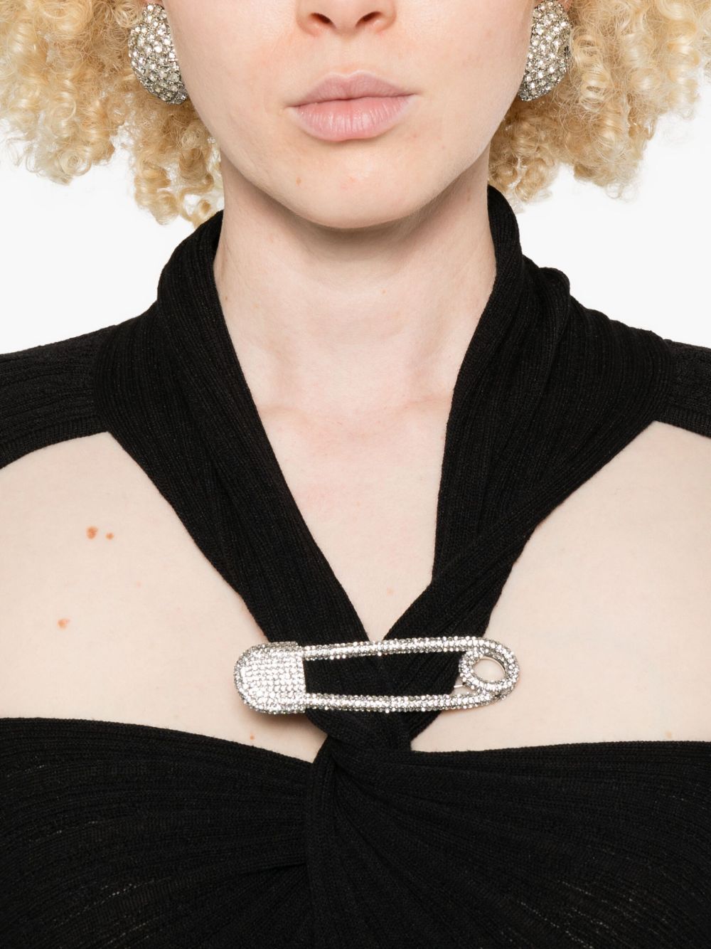 Abito maxi con cut-out in nero Giuseppe di morabito - donna 