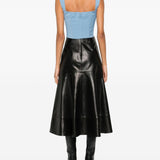 Top con scollo squadrato in blu Giuseppe di morabito - donna 